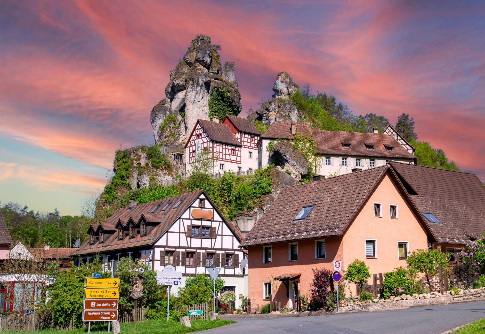 Tüchersfeld in der Fränkischen Schweiz